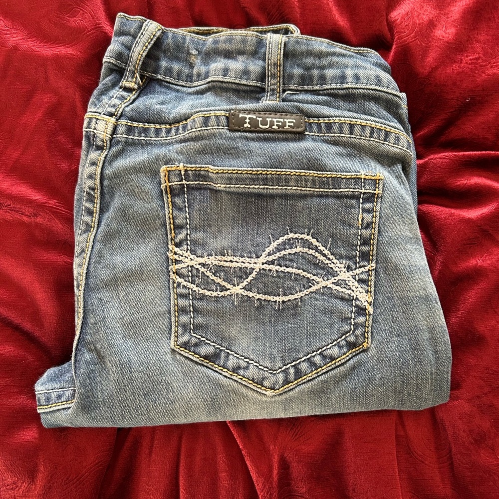 Cowgirl Tuff Blue Boot Cut Jeans